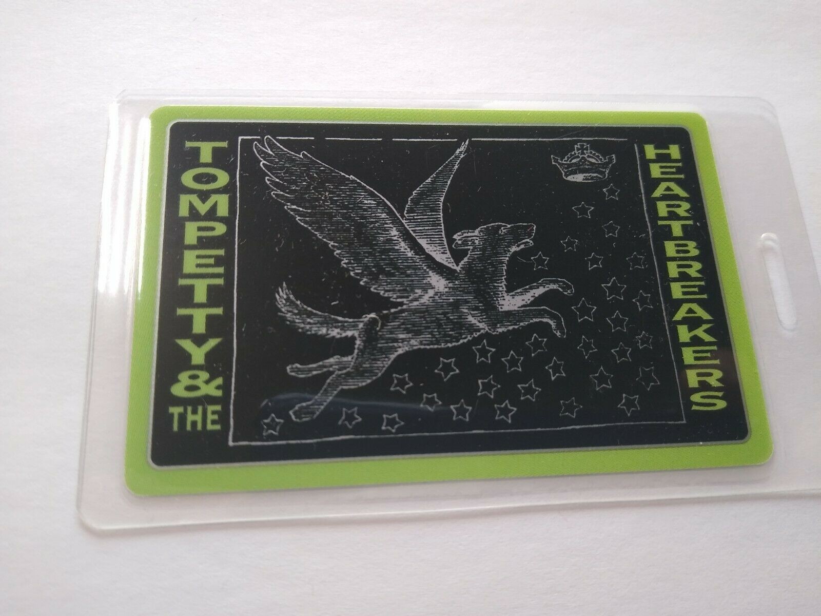 Tom Petty And The Heartbreakers Backstage Pass Dogs Wings Tour 1995 Laminated