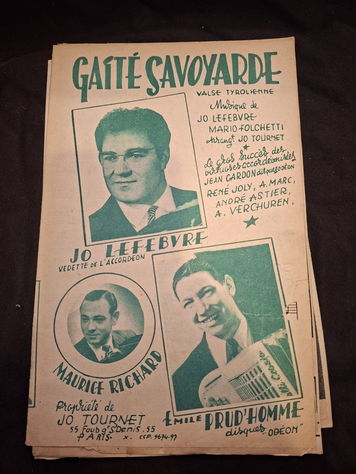 Gaité Savoyarde Partition Murena Delli Prud’homme Sheet Music
