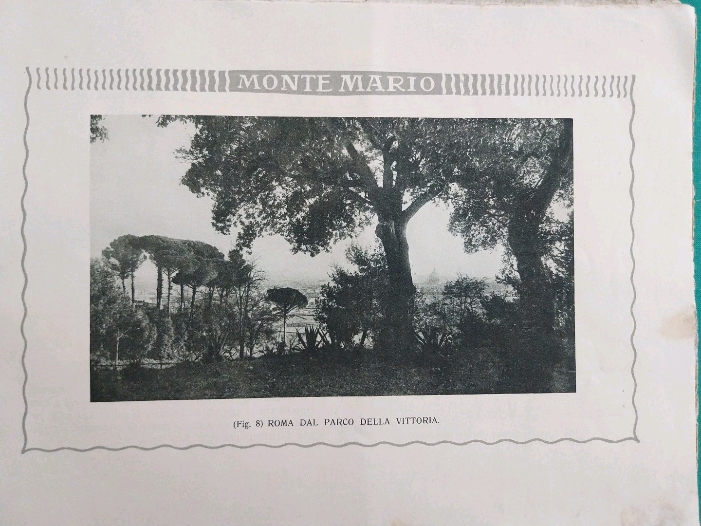 Monte Mario. Società Anonima Edilizia Romana. Rome, circa 1920-1930. RARE