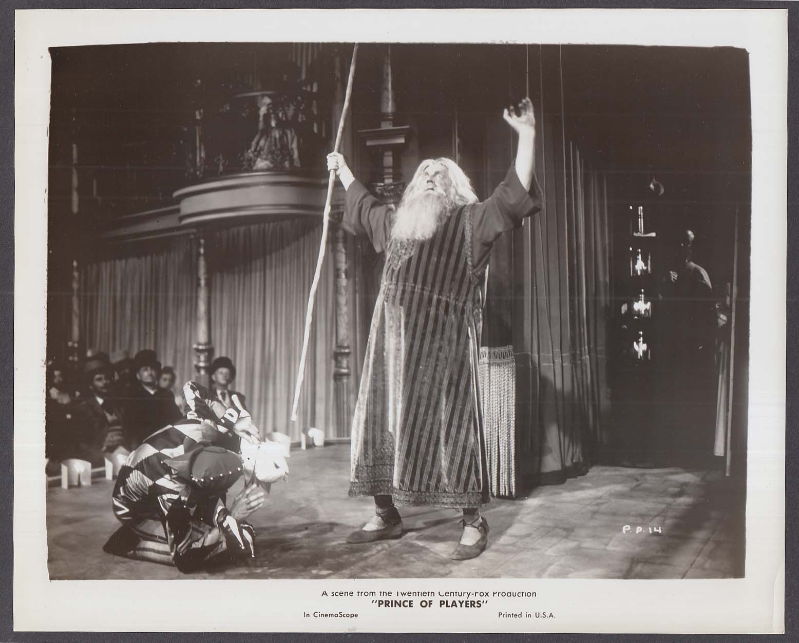 Hamlet scene in Prince of Players 8×10 photo 1955