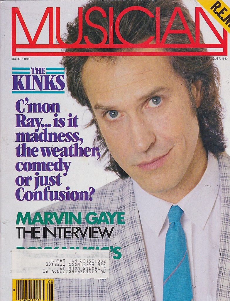 AUG 1983 MUSICIAN vintage music magazine THE KINKS – REM