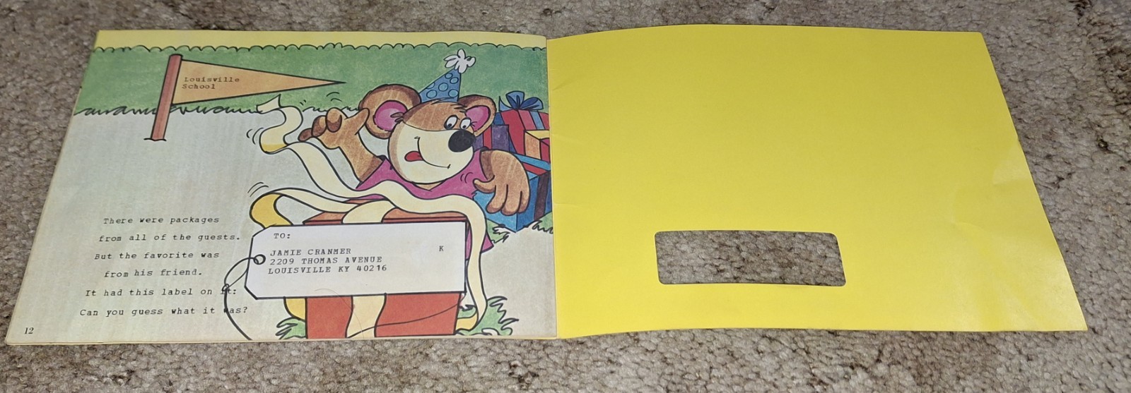 Vintage 1974 My Birthday Dream 12 Page Mailed Booklet