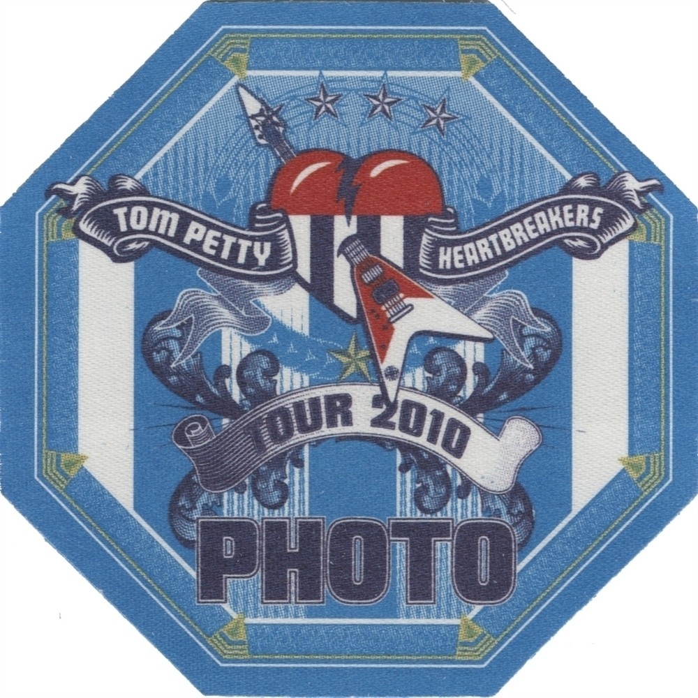 Tom Petty & the Heartbreakers 2010 Mojo concert tour Photo Backstage Pass