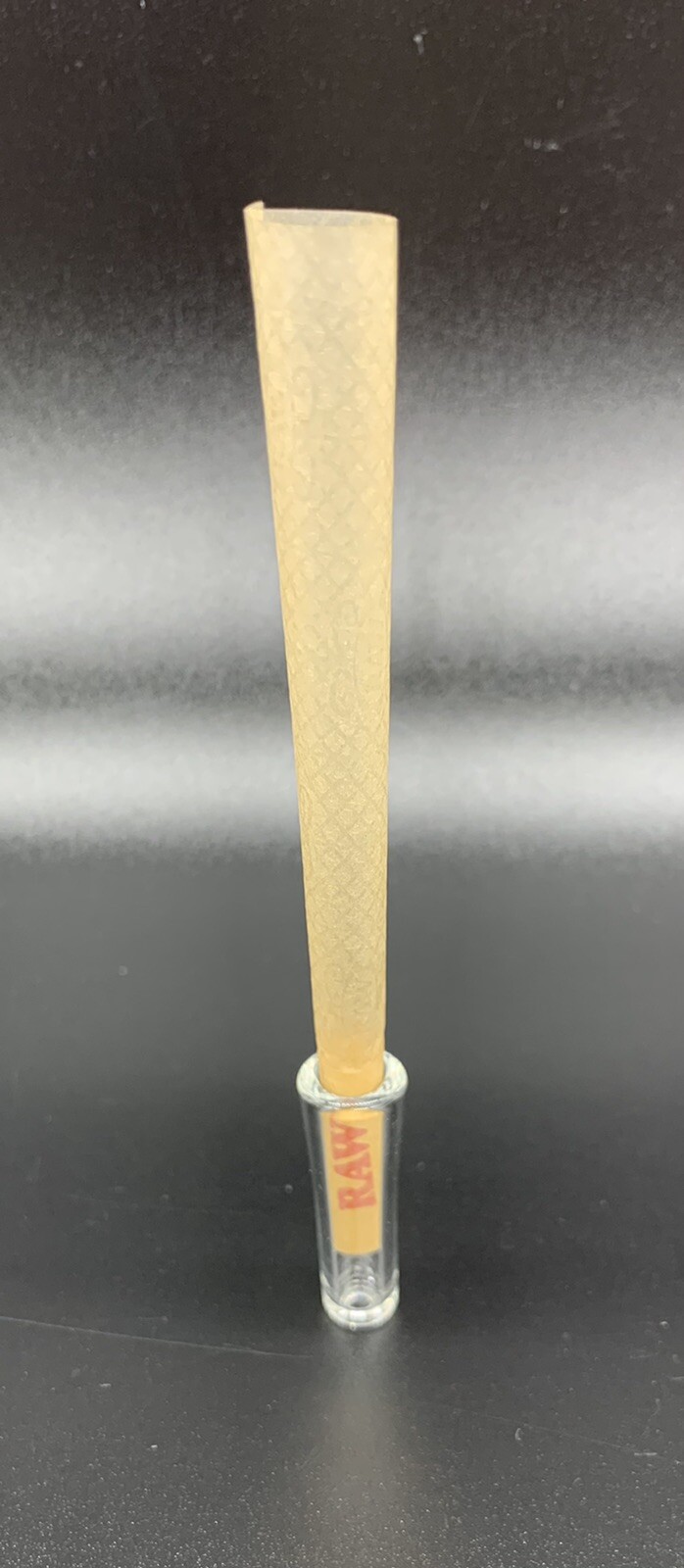 RAW classic king size pre rolled cone 1400 pack FULL BOX+3 glass cone holder tip