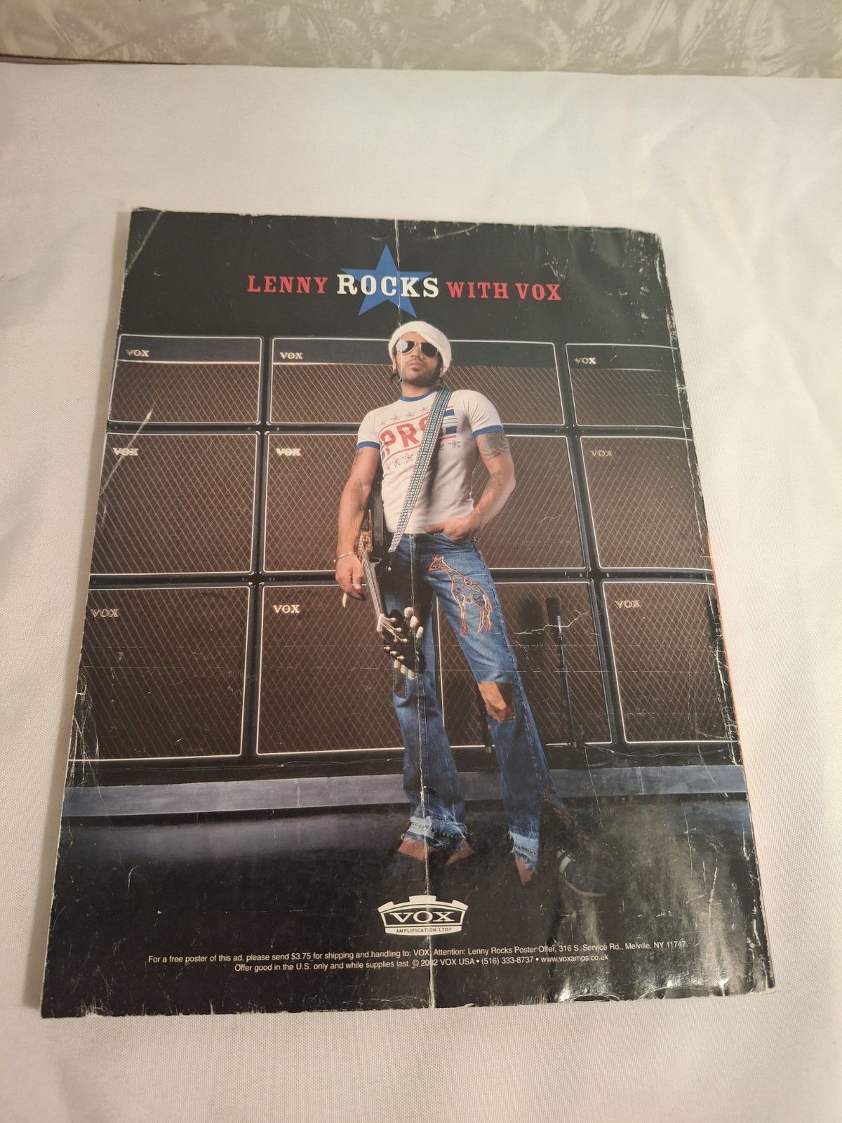 DEC 2002 GUITAR WORLD Vintage music magazine TOM MORELLO – AUDIOSLAVE W/POSTER