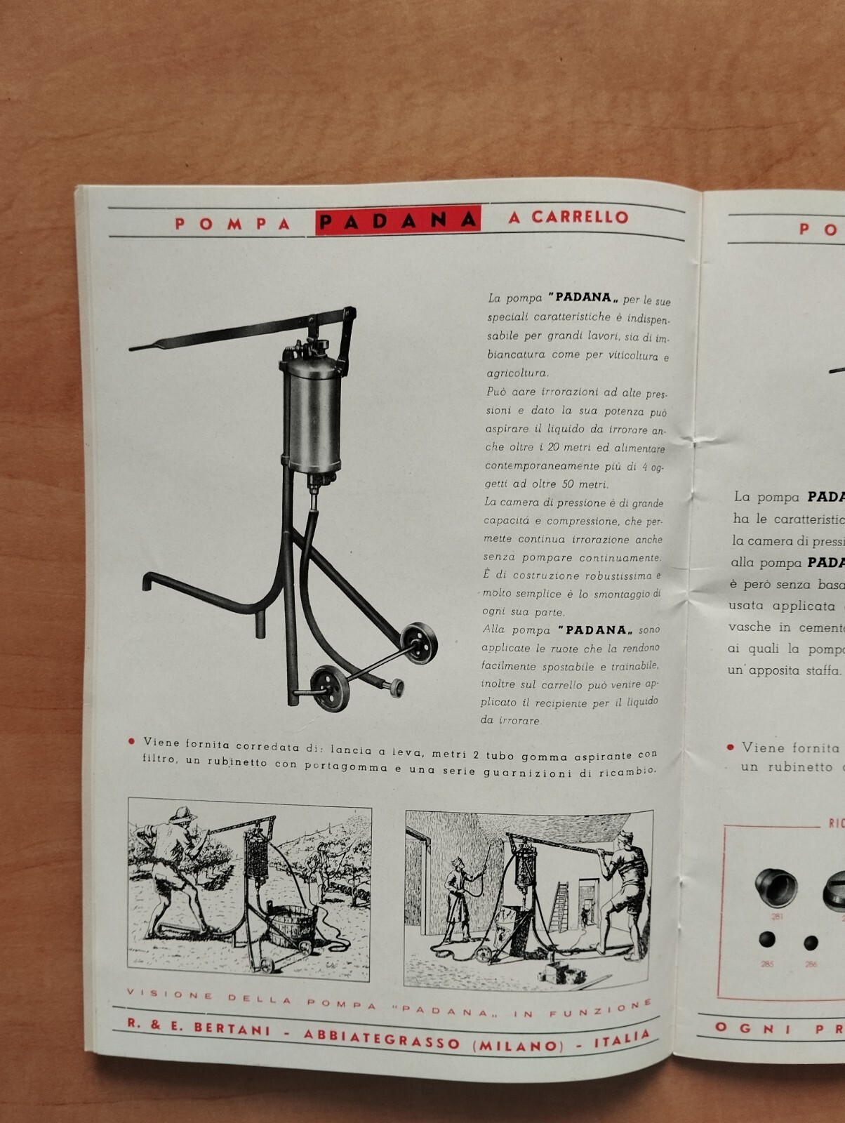 R. & E. BERTANI ILLUSTRATED CATALOG