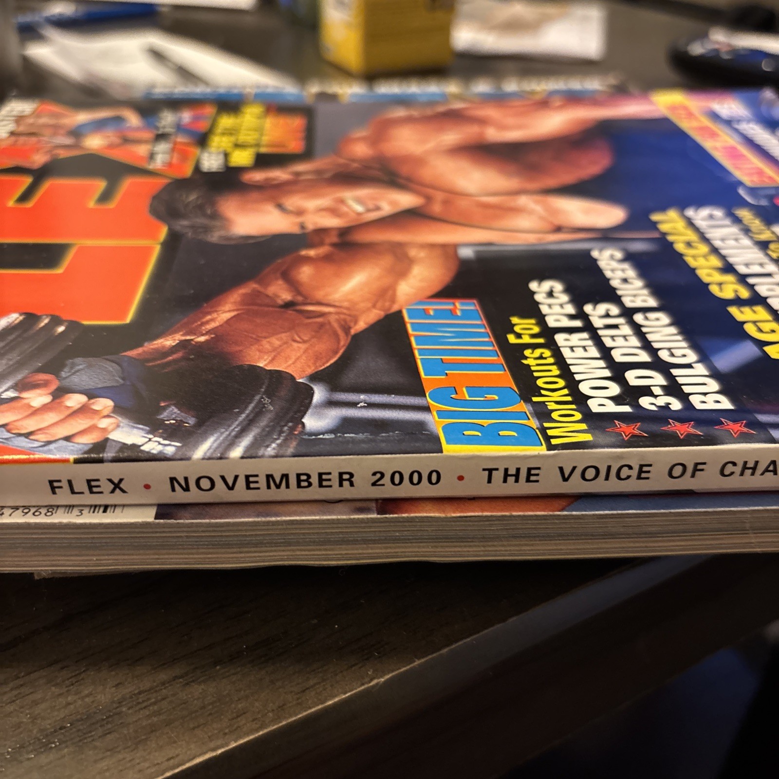NOV 2000 FLEX body building magazine