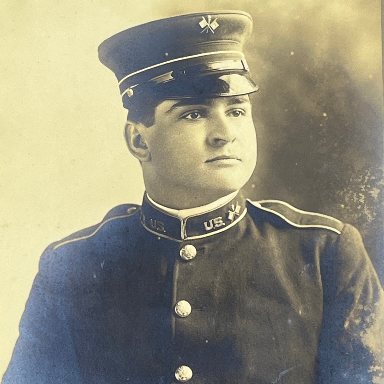 c1900 Philippine-American War US Army Signal Corps Portrait CDV Photo 6×8” L4-3