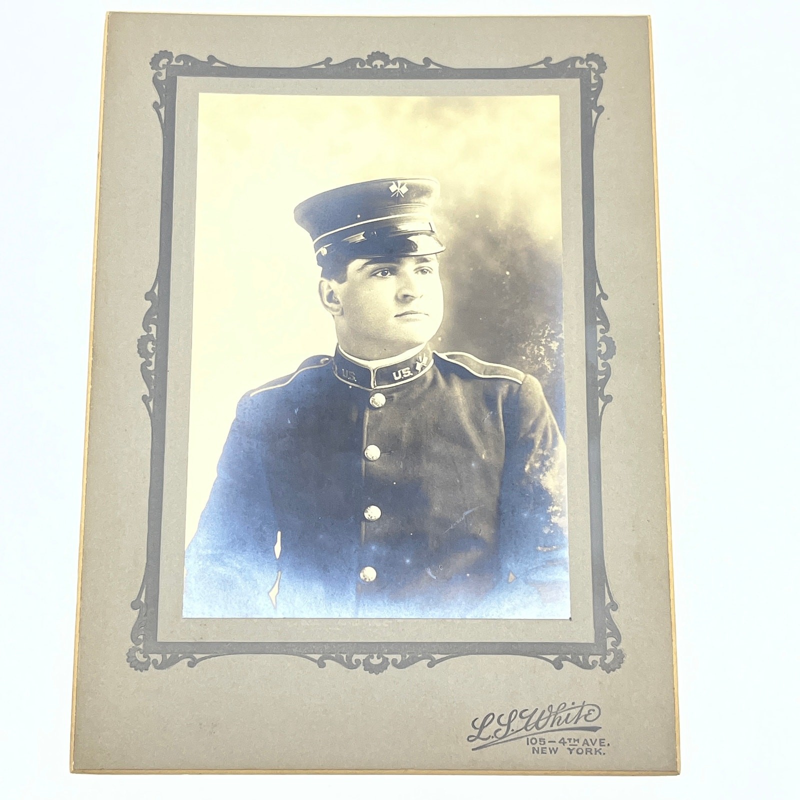 c1900 Philippine-American War US Army Signal Corps Portrait CDV Photo 6×8” L4-3