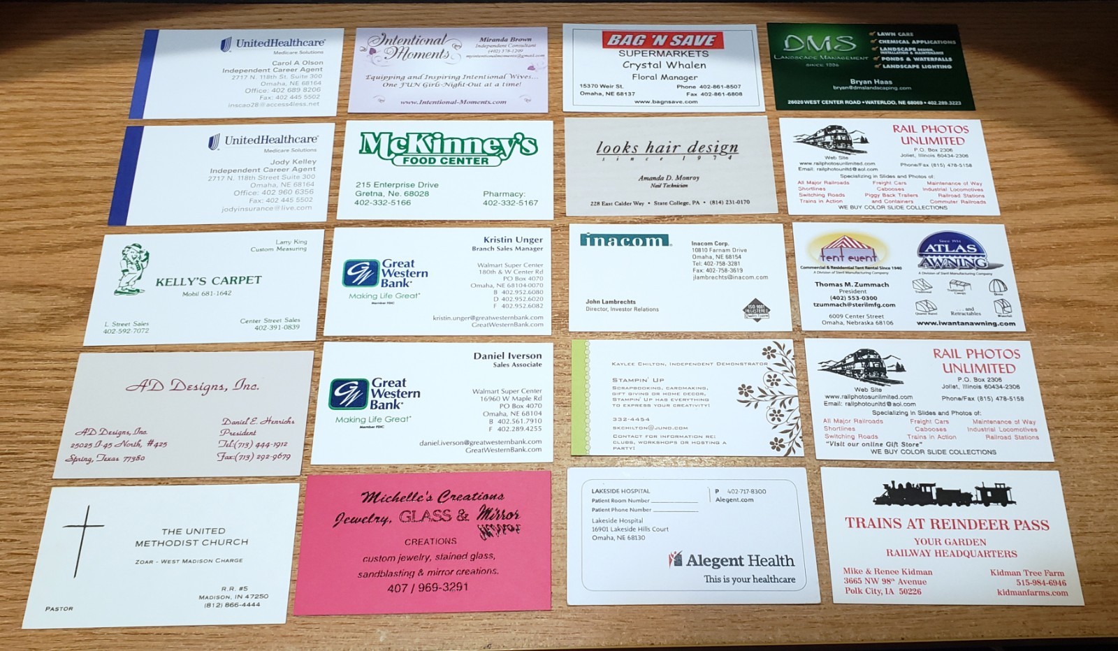 🔥 LOT of 100 MISC. Related BUSINESS CARDS for BUSINESS CARD COLLECTION L4