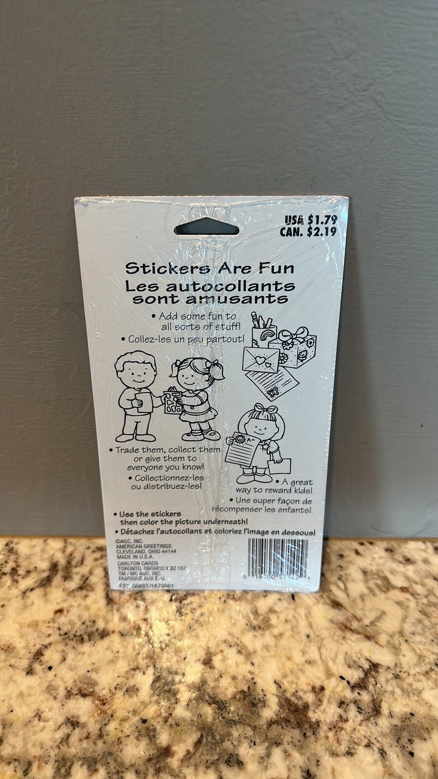 Sealed vintage Forget Me Not Floral Flower Garden Stickers NEW birdhouse birds