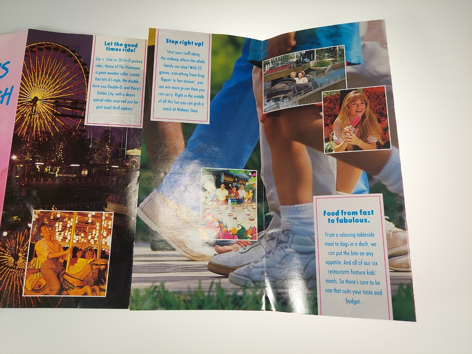 Boardwalk and Baseball Davenport Florida Theme Park Travel Brochure 1989