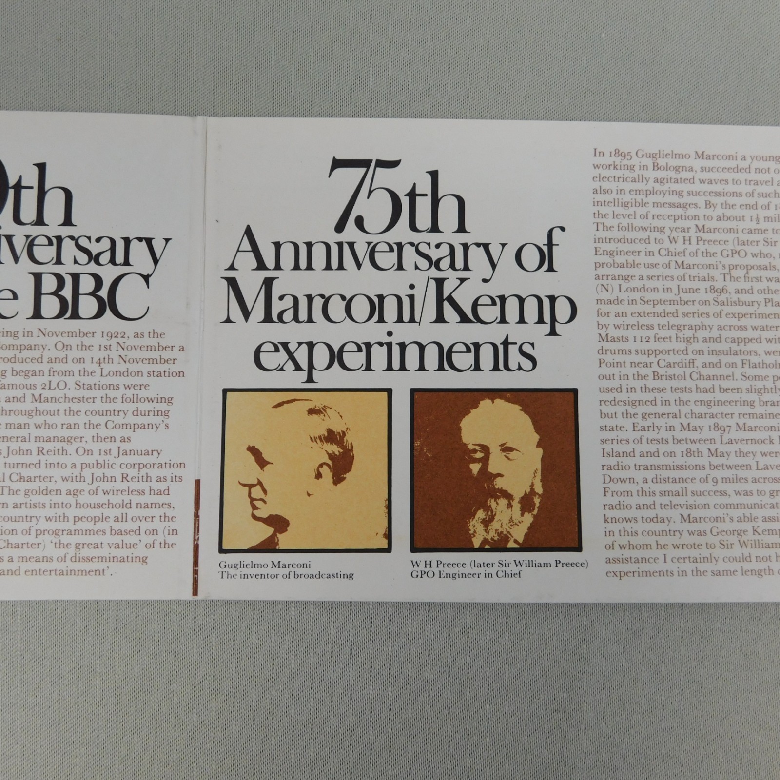 BBC Broadcasting History British Presentation Pack #43 1972 British Mint Stamps