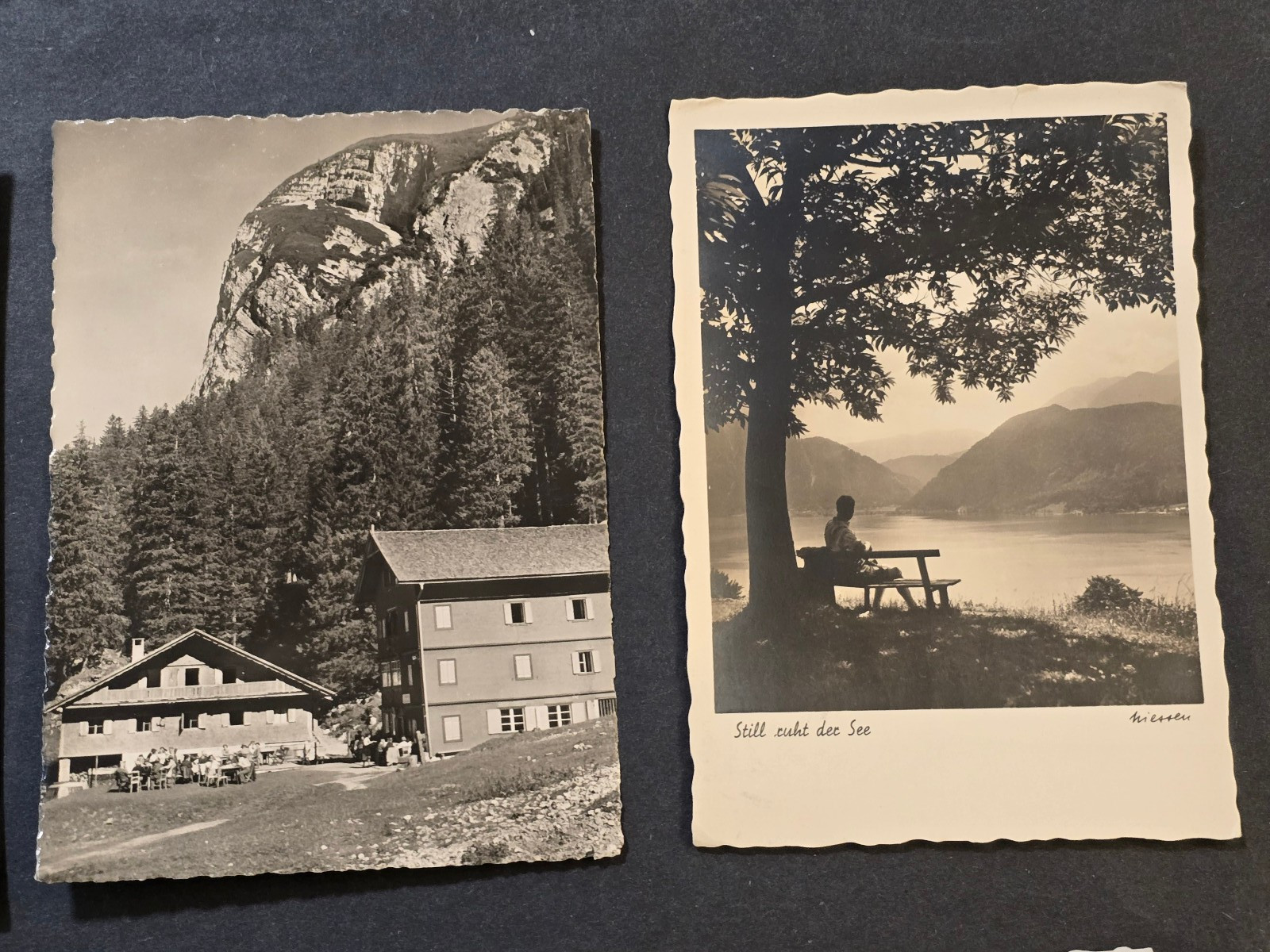 10 Vintage German Photo Postcards RPPC Alps Berchtesgaden Ruhpolding Scenic Lot