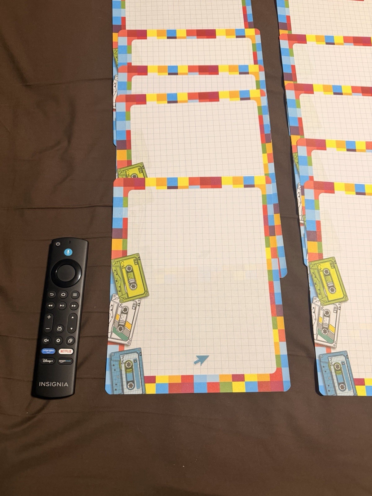 Letterhead 10 Sheets Of RAVE TAPE GRAPH 1980s Vintage Stationery Unused Lot