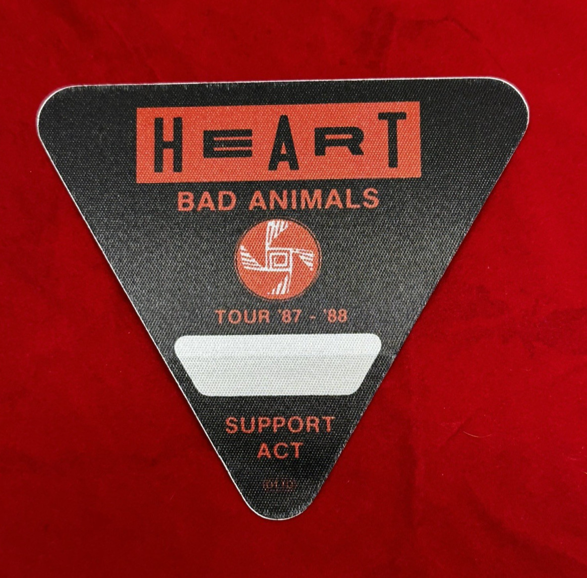 HEART VINTAGE CONCERT TOUR GUEST BACK STAGE PASSES LOT OF 7 FROM 1982-1988
