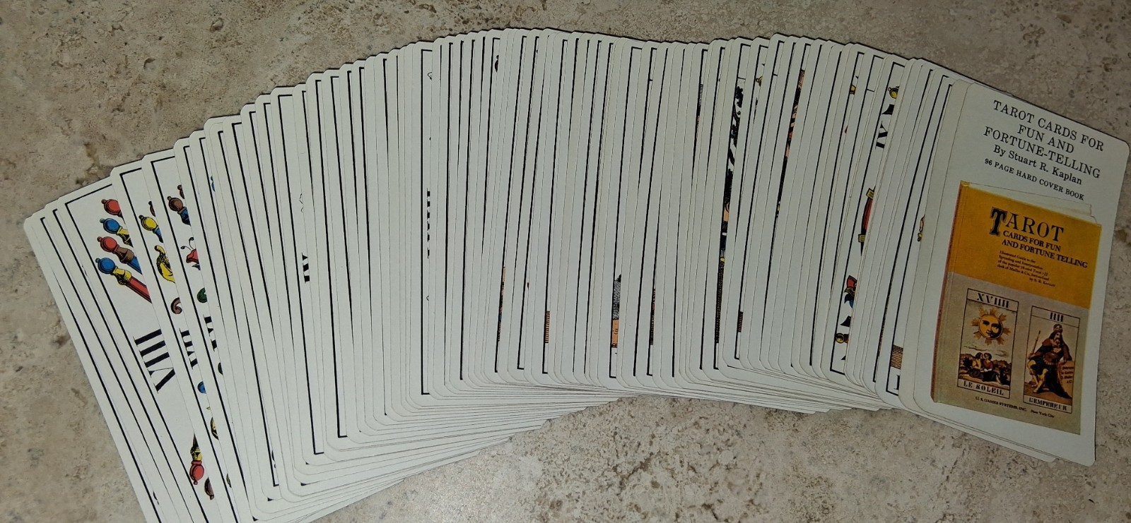 Vintage Tarot cards Occult 1970s 78 card Full Deck, great graphics spiritual