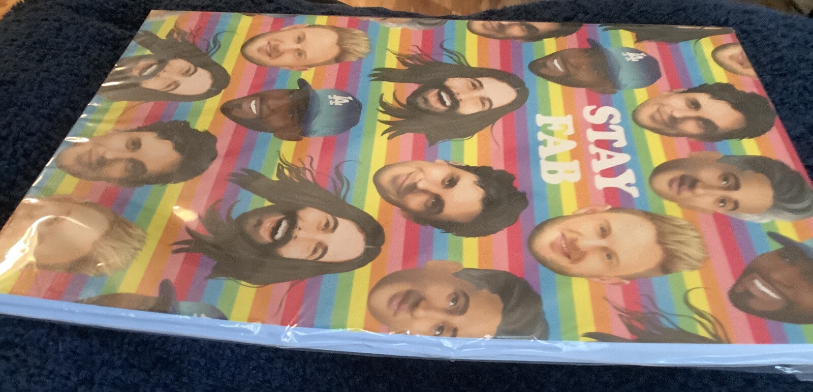 Queer Eye ‘STAY FAB’ Lined Notebook By Central 23 NEW