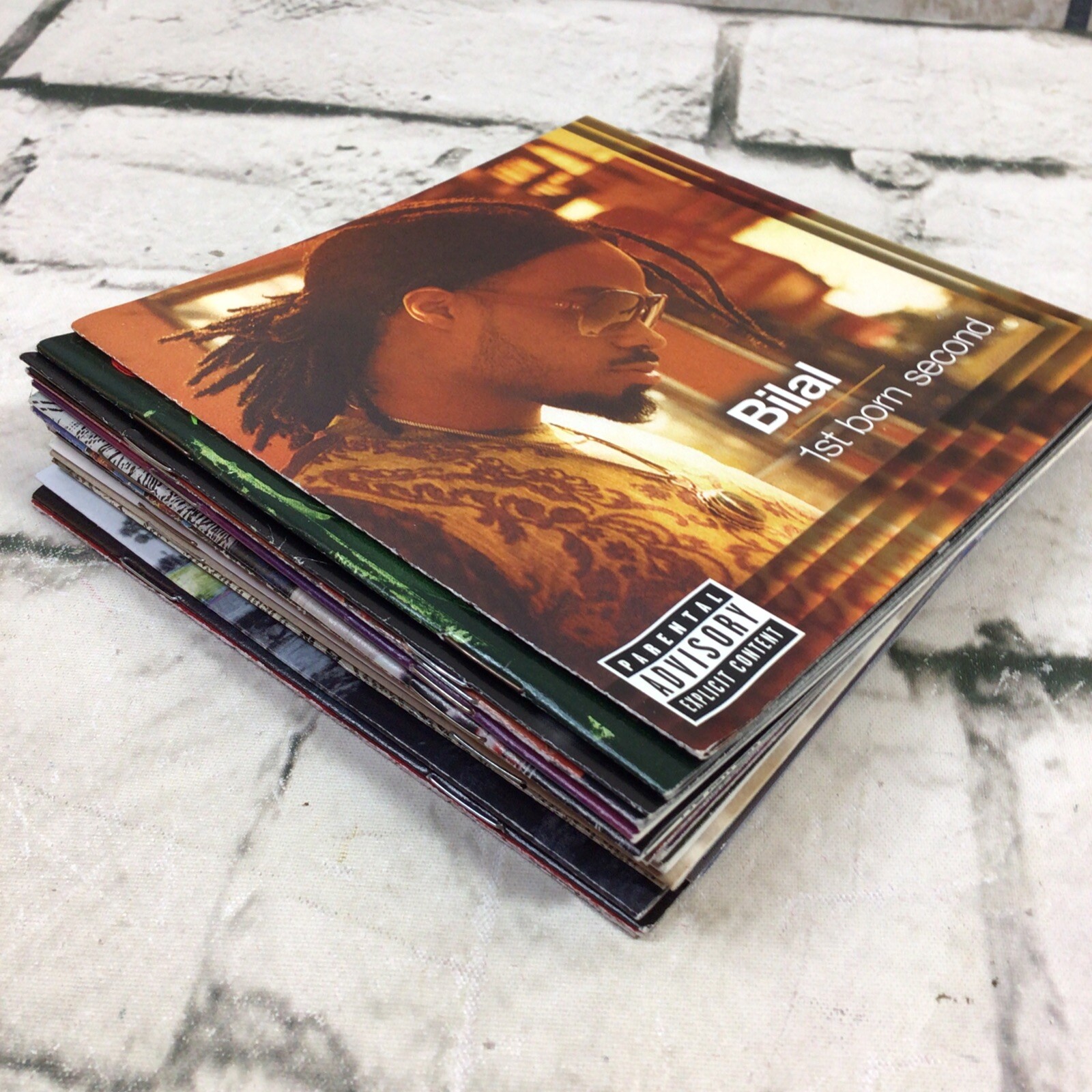 CD Cover Art Lot Of 18 Inserts Mixed Genres Rock Hip Hop Def Leopard Chicago