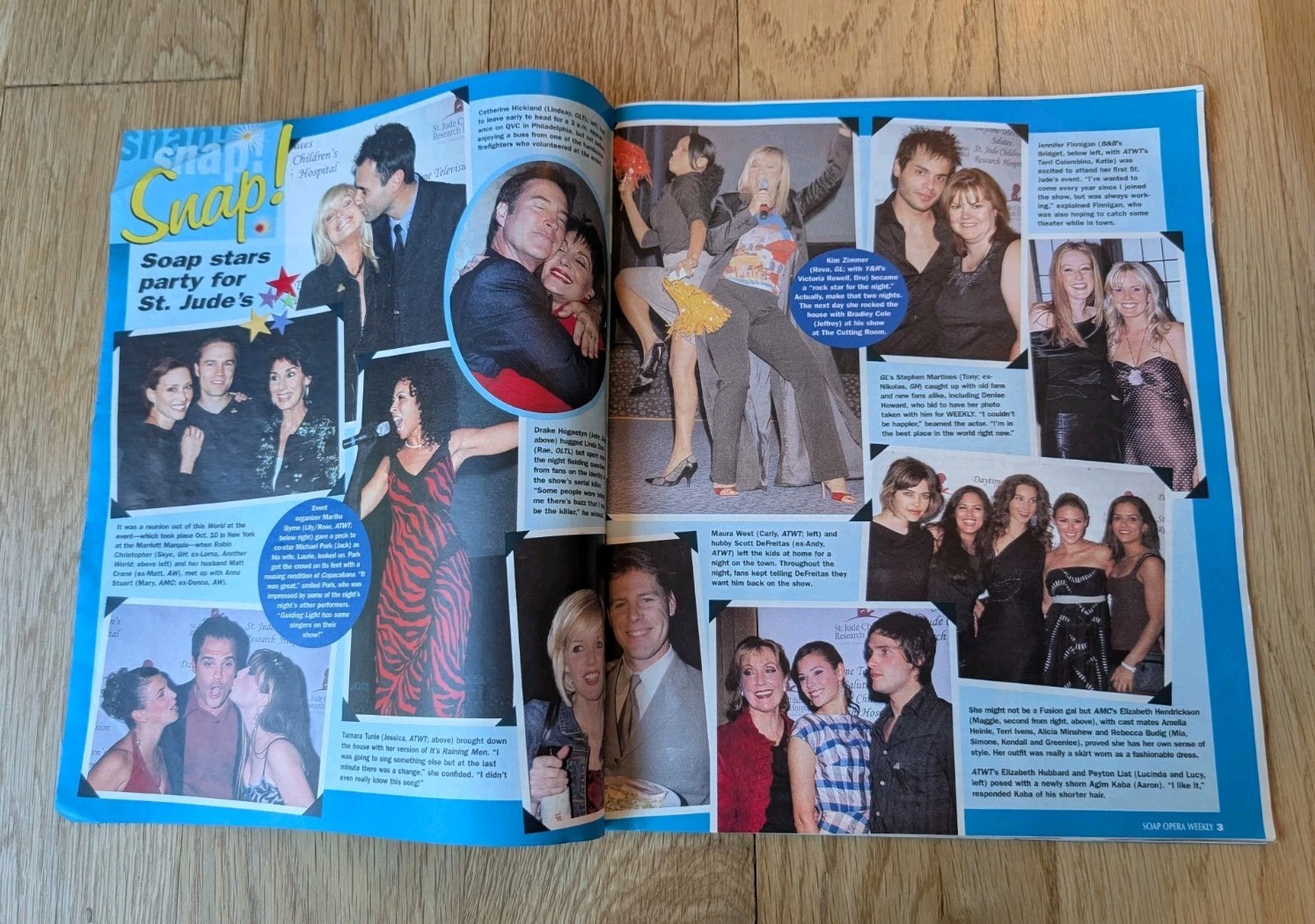 NOV 4 2003 – SOAP OPERA WEEKLY Vintage Magazine O.C. General Hospital