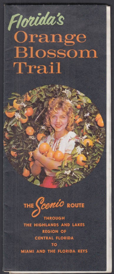 Florida’s Orange Blossom Trail Visitor Folder c 1950s