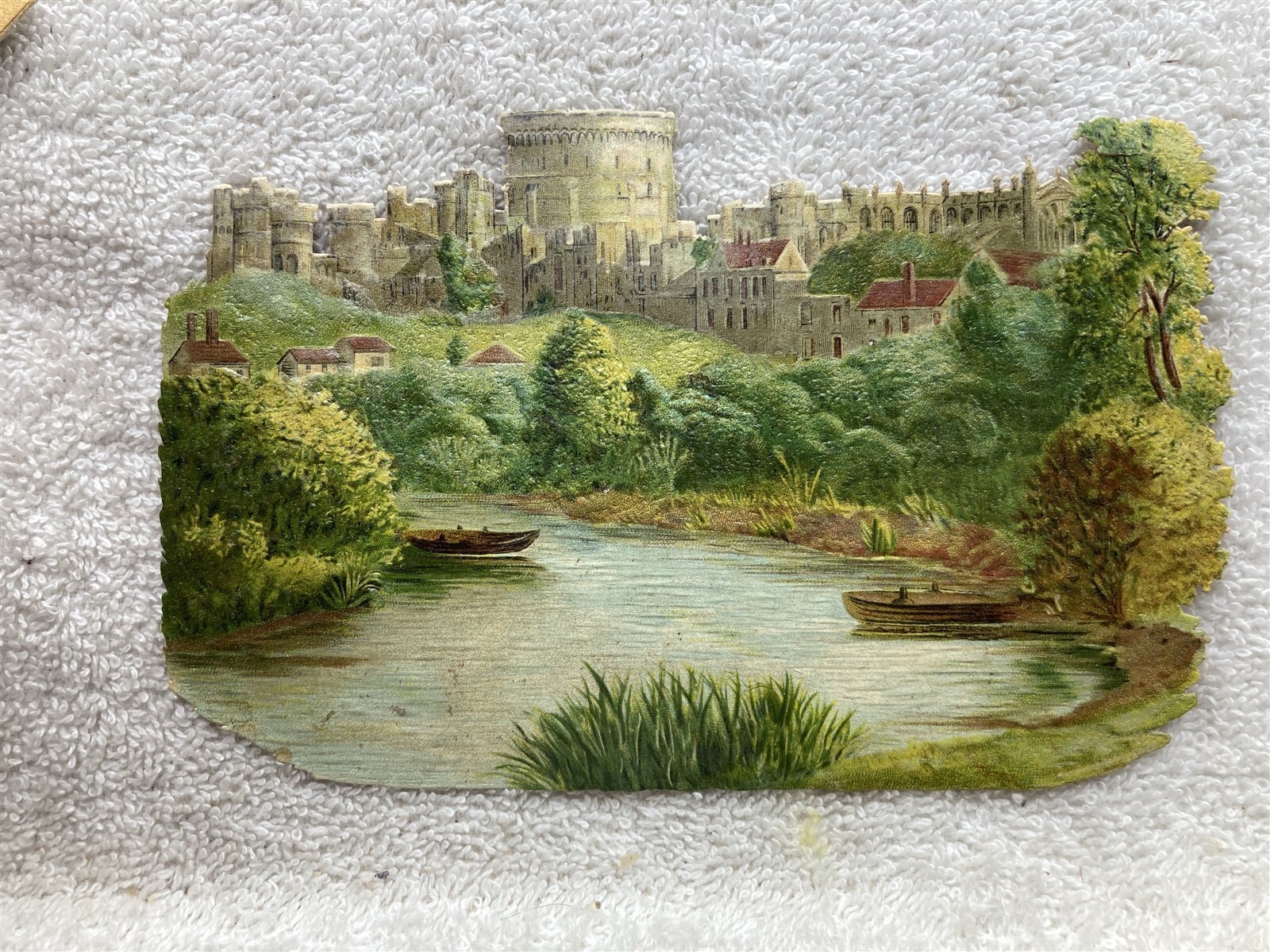 1890’s 1900’s Advertising Card Unknown Castle Vtg