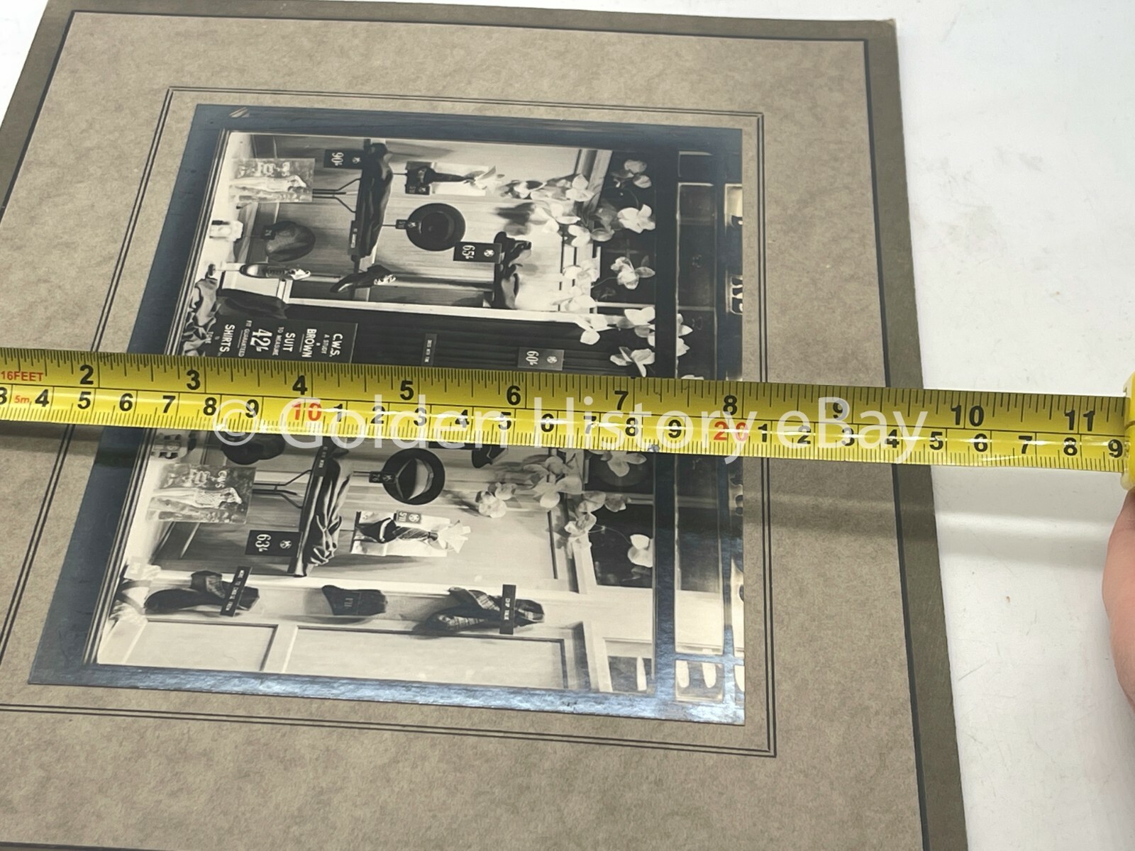 VINTAGE CO-OP SOCIETY CWS WINDOW DISPLAY PHOTO PHOTOGRAPH MIDDLESBOROUGH