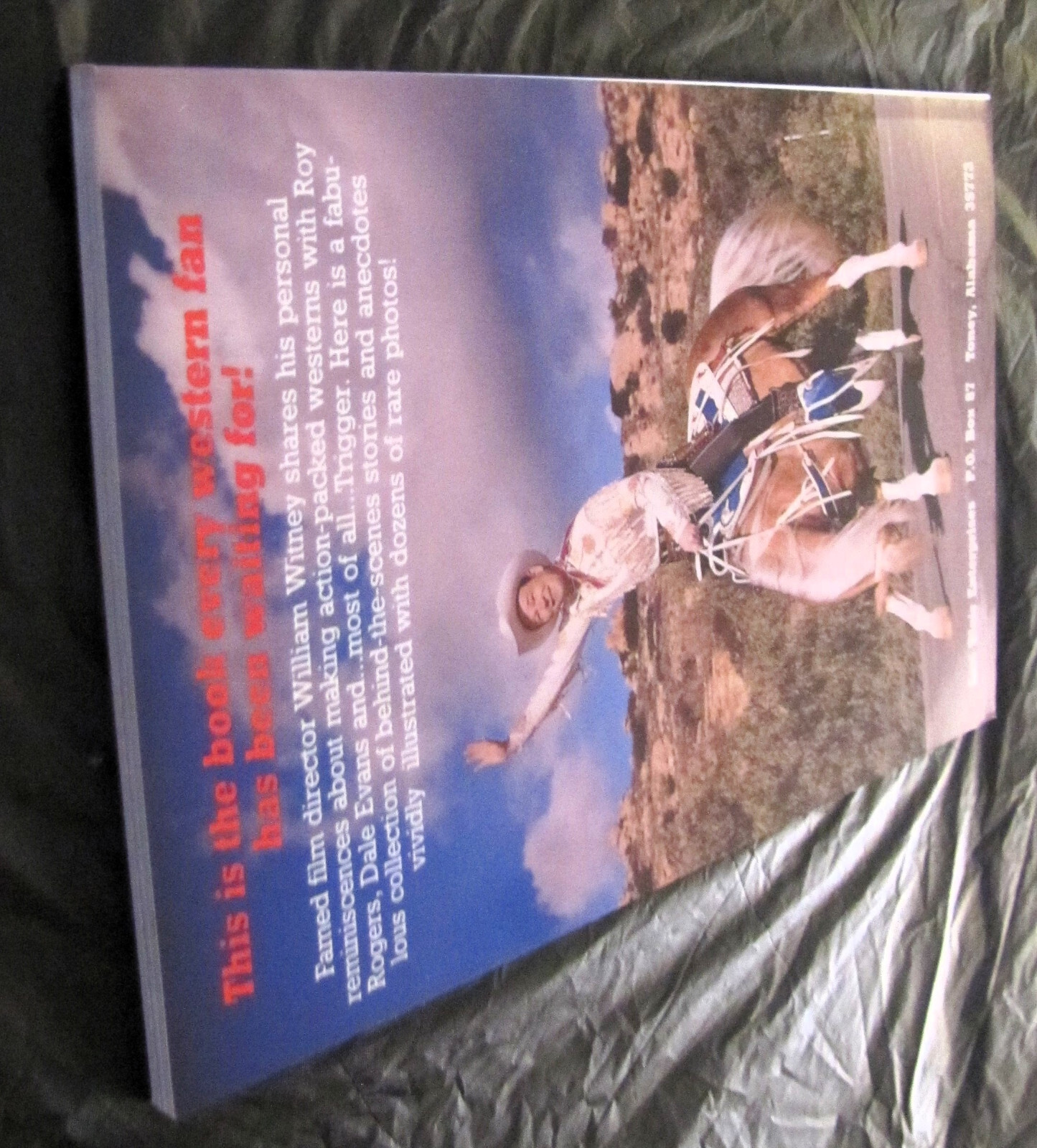 REMEMBERING TRIGGER, Roy Rogers, by William Whitney, B-Western, New condition