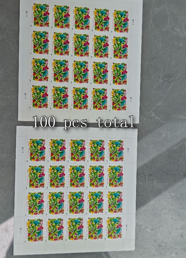 Discount USPS 100Stamps 2024 SHEET FIRST CLASS LETTER POSTALS CELEBRATION BLOOMS
