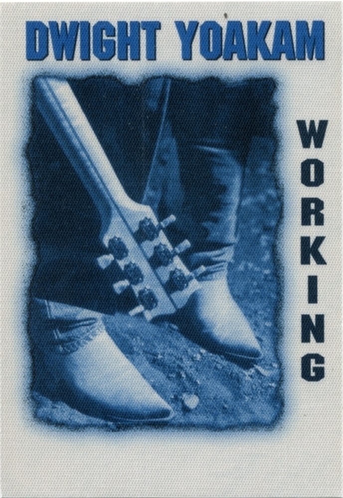 Dwight Yoakam 2000 Tomorrow’s Sounds Today concert tour Crew Backstage Pass