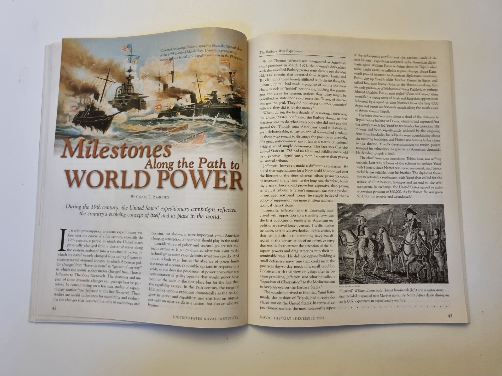 Naval History Magazine Marines Fight The Great War December 2005 Vol. 19 No.6