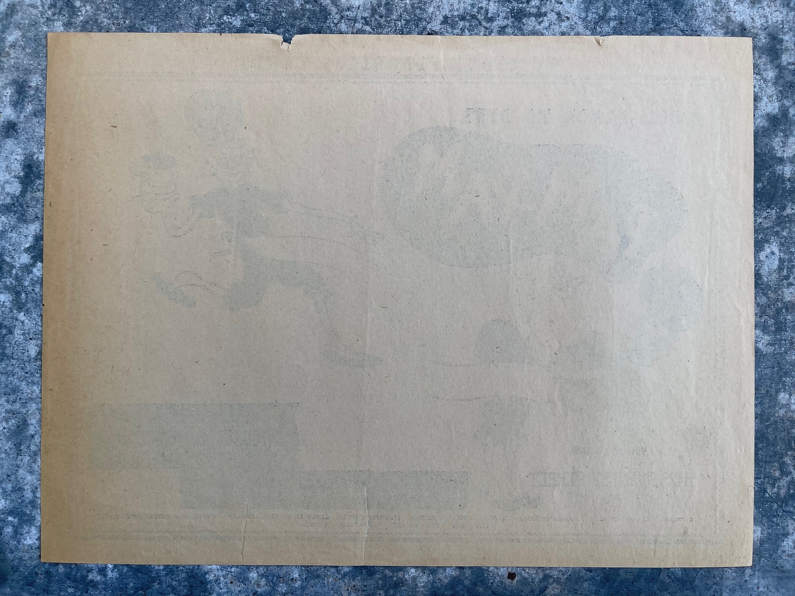 1970’s Placemat PAM-PAM Cafe Coffee Restaurant Stanley Street Montreal Canada