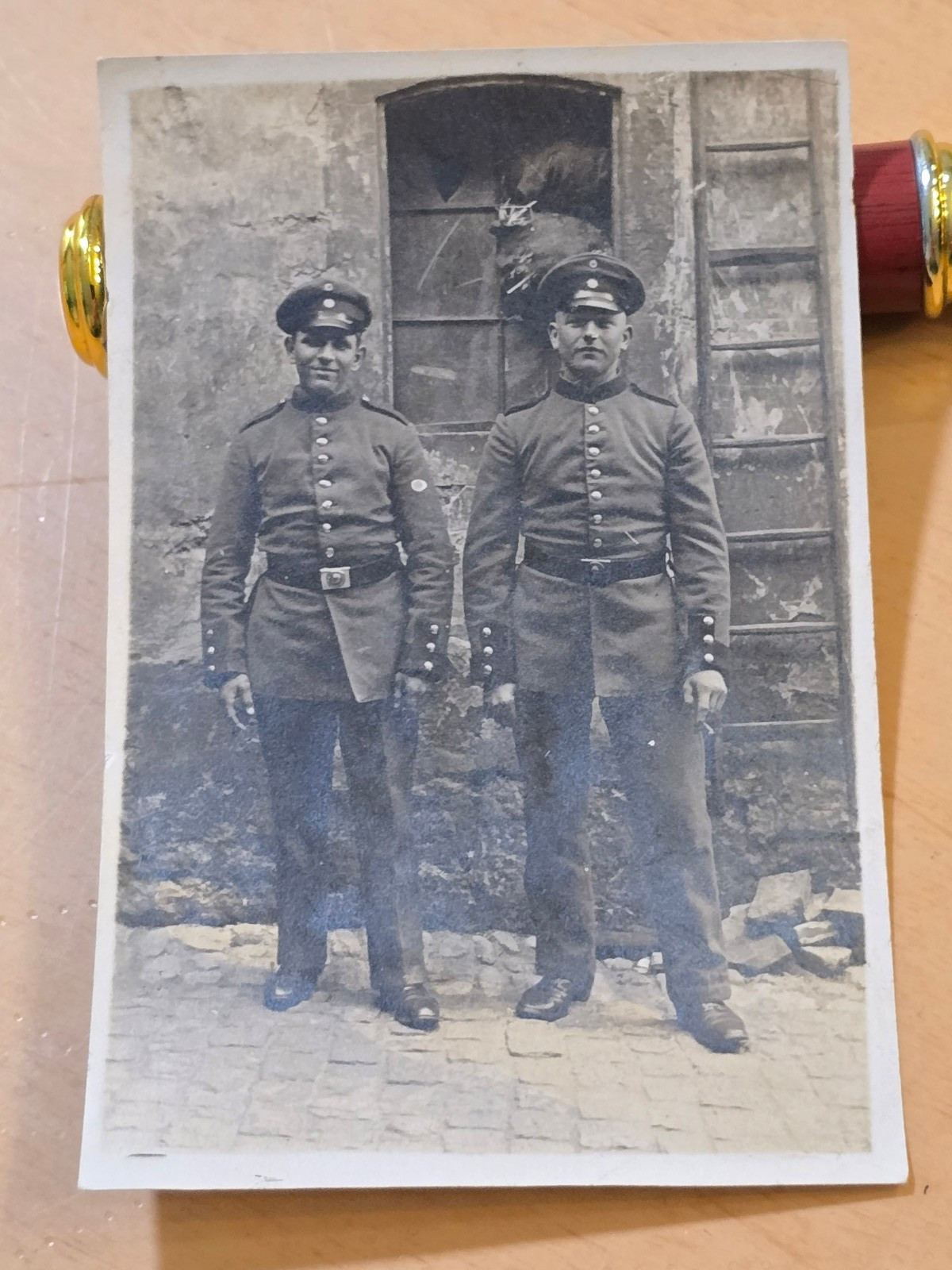 Original Early WWI WEIMAR Era German Soldiers Photo Imperial Uniforms c.1910s
