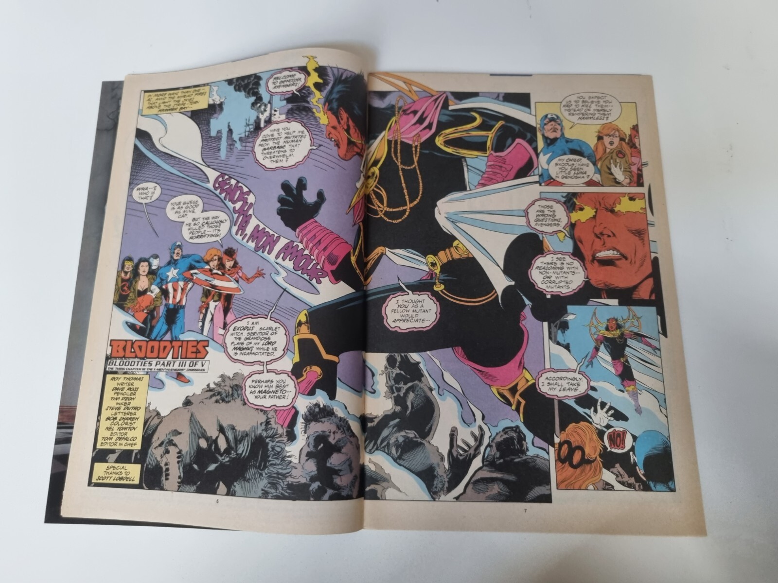 Avengers Westcoast Vol 2 No. 101 Bloodties Part III of V, Dec 1993 Marvel Comics