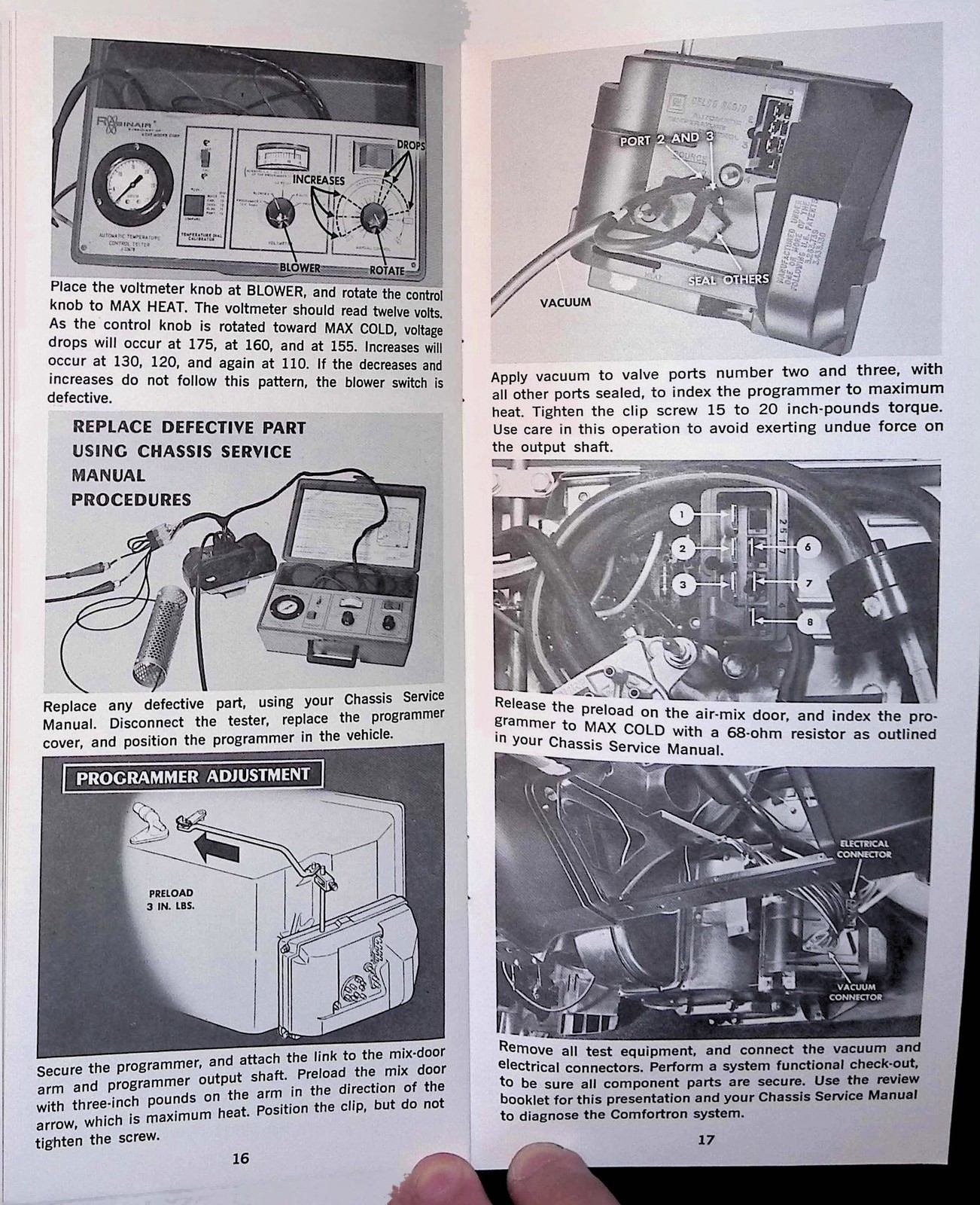 Chevrolet Comfortron Programmer Booklet 1960s GM Service Tech Sound Slide Film
