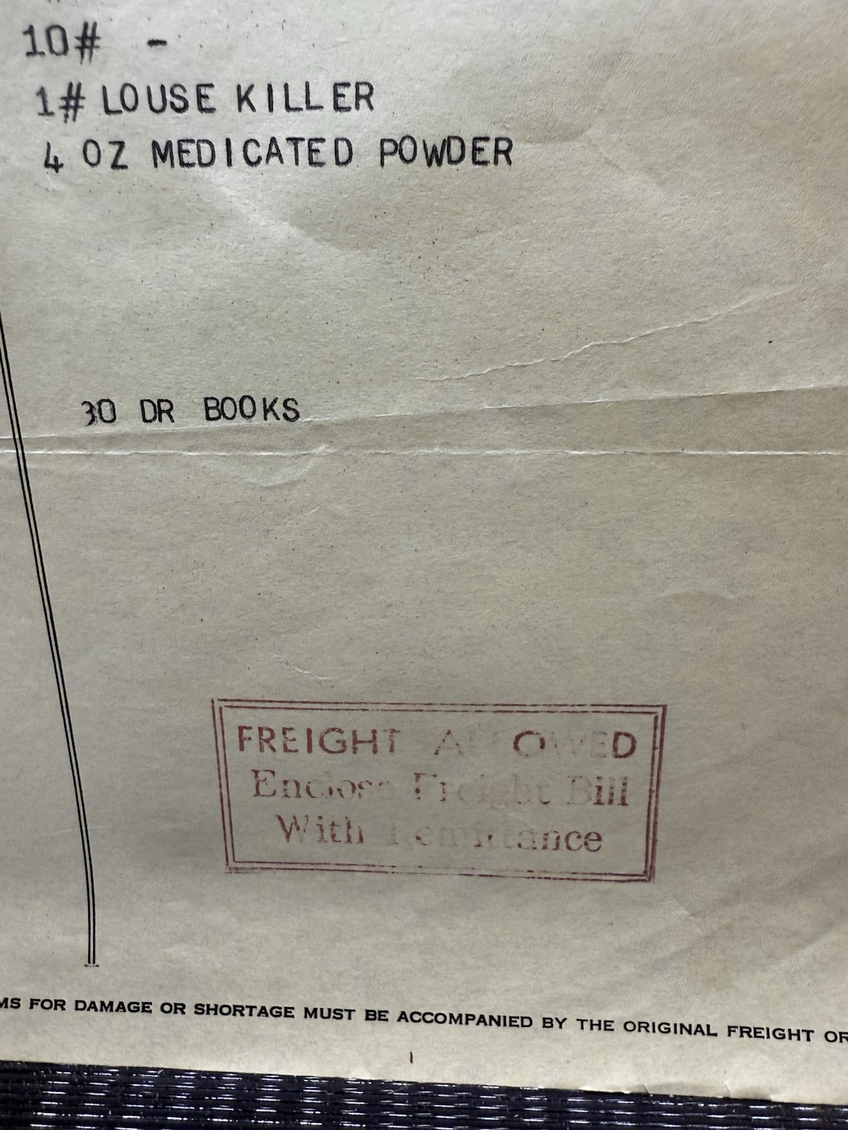 1950 Dr. Hess & Clark, Inc Ashland, OH invoice for Stock & Poultry remedies, etc
