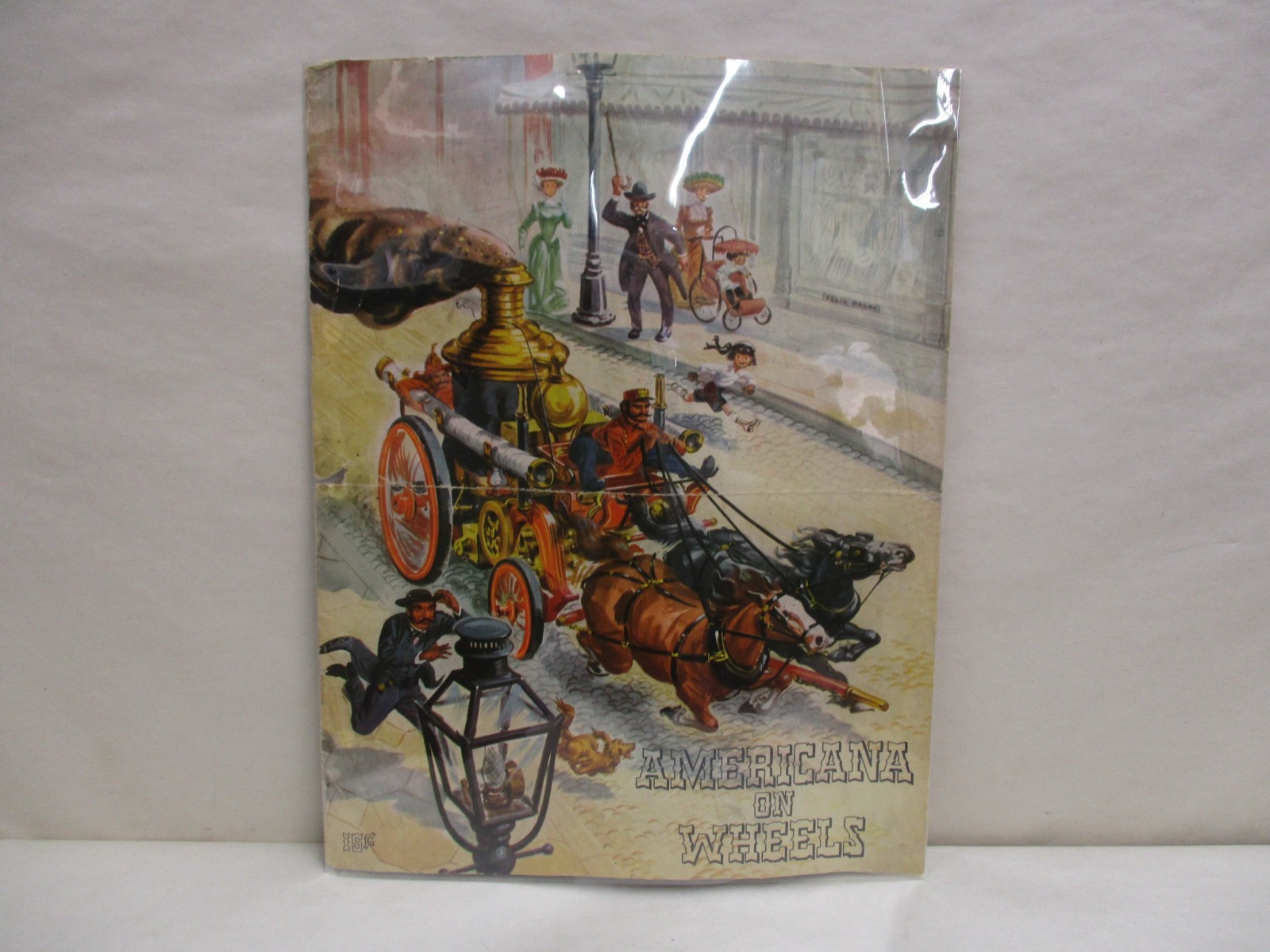 Vintage Collectible 1950 Americana On Wheels Ad Pack Craft Early Western Models