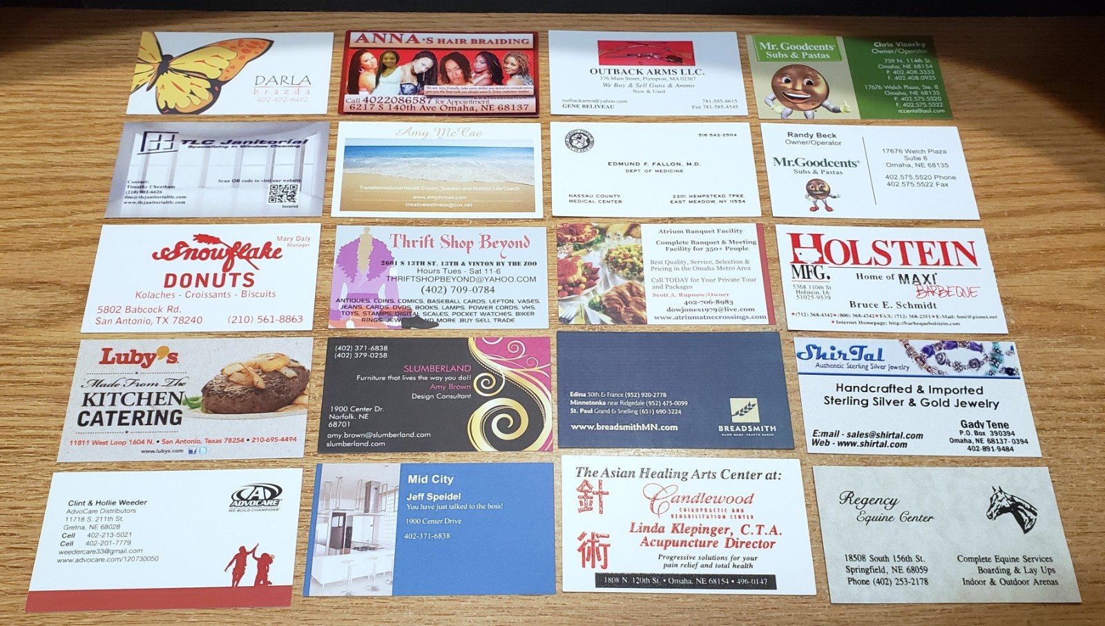 🔥 LOT of 100 MISC. Related BUSINESS CARDS for BUSINESS CARD COLLECTION L3
