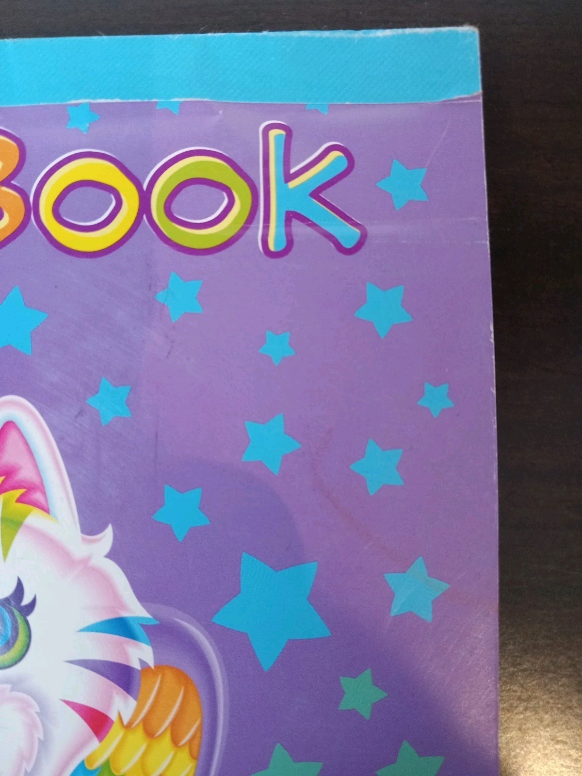 Lisa Frank Angel Kitty Sketch Book Tear And Share Pages Kitten Cat 90s Colorful