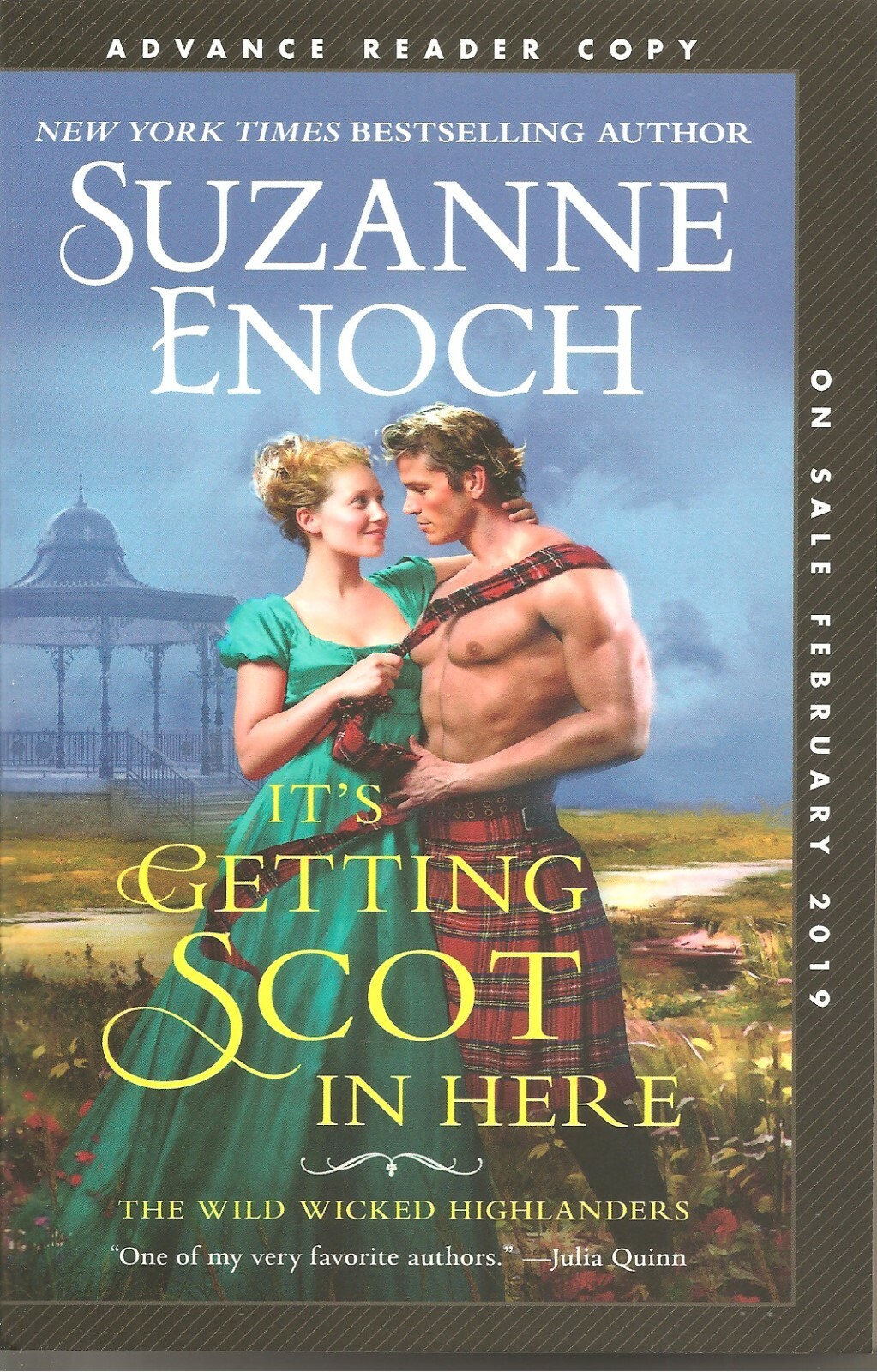 It’s Getting Scot in Here by Suzanne Enoch Advance Reader Copy Softcover Book