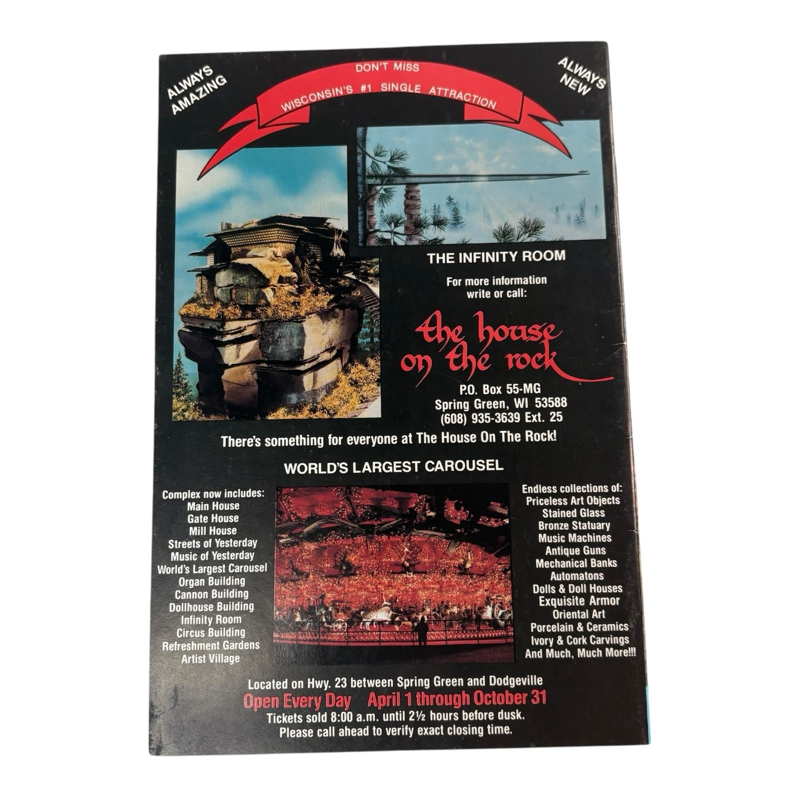 Vintage 80s Madison Guide September 1988 Vilas Park Zoo Tourism Travel Pamphlet
