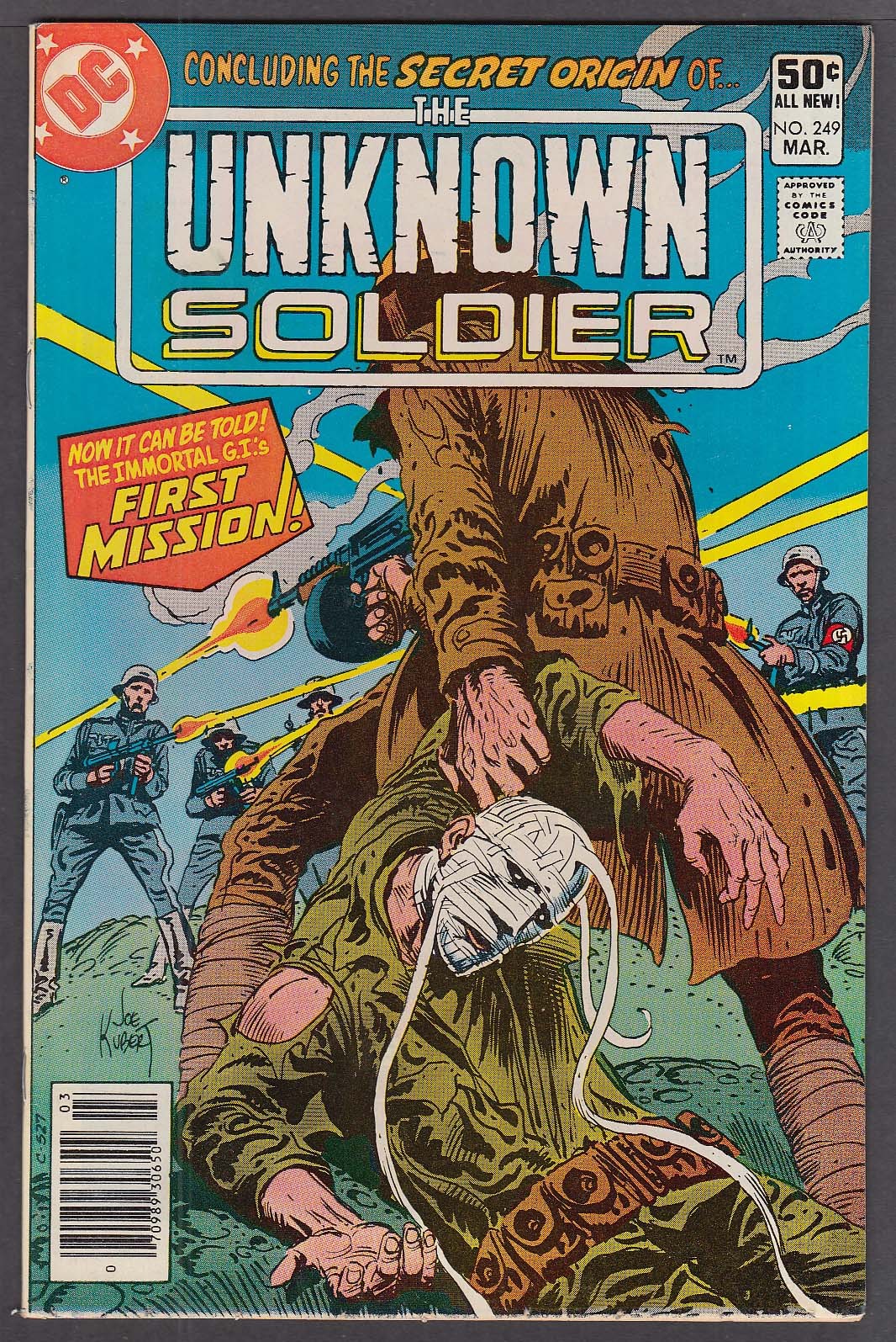 UNKNOWN SOLDIER #249 DC comic book 3/1981