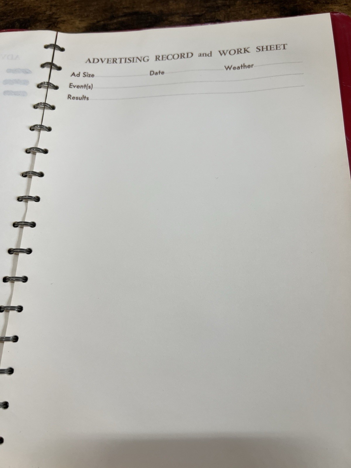 1972 Executive Planning Manual Prince Frederick Reporter Advertising Record