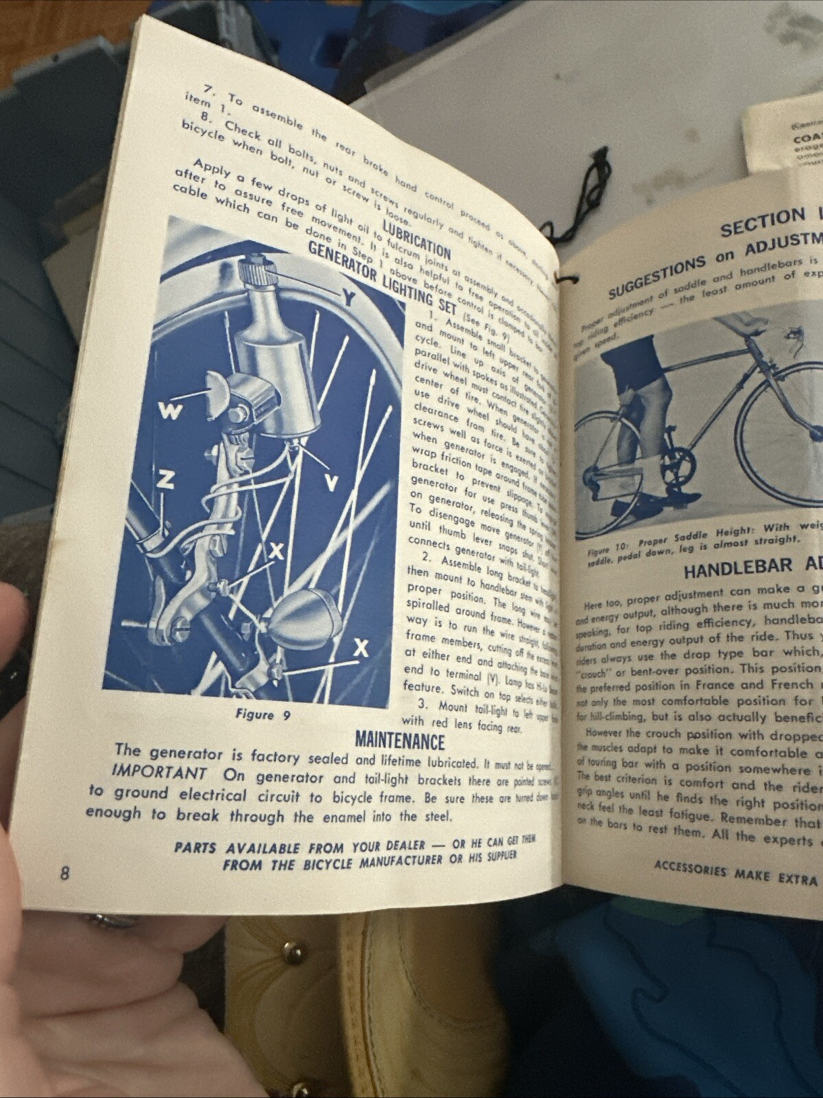 How To Assemble Adjust And Maintain Your Lightweight Bicycle Manuals Vintage