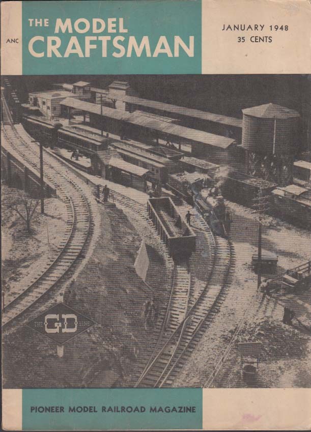 MODEL CRAFTSMAN 1 1948 O Caboose; NH Box Car; O Gondola; turntable &c