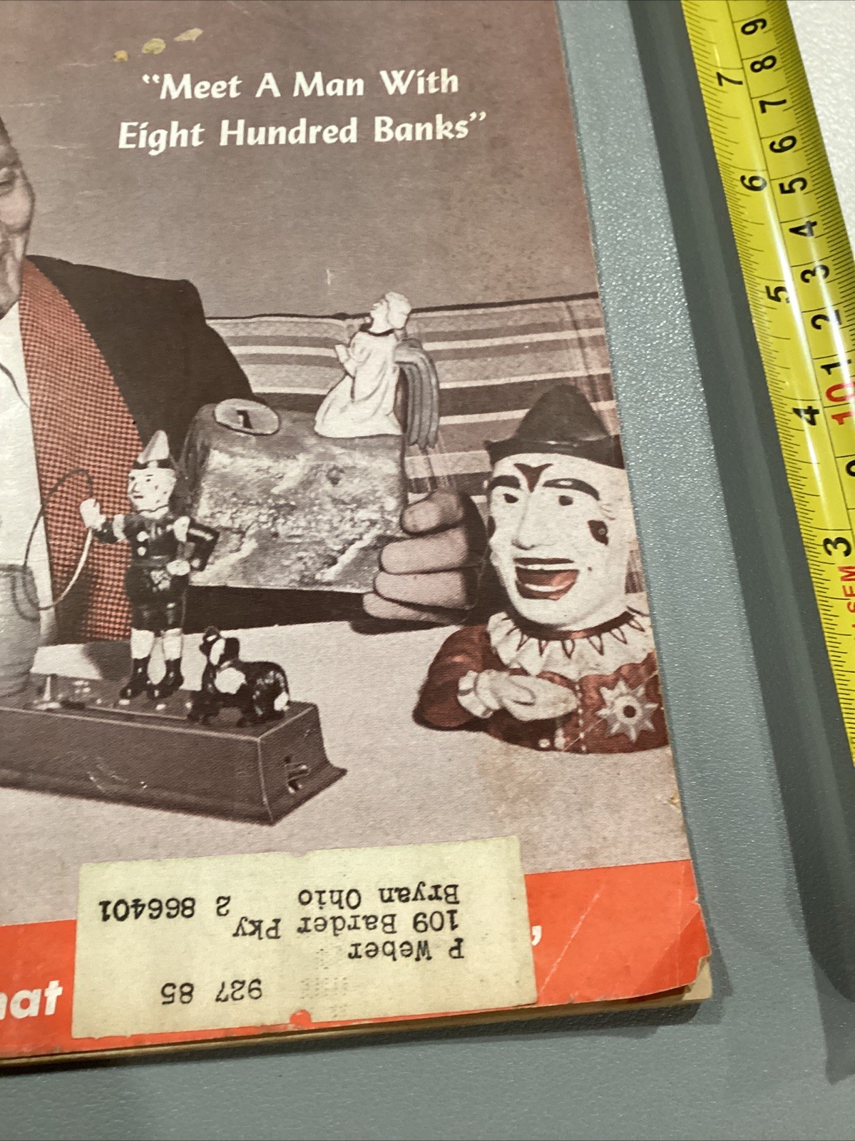 1955 Profitable Hobbies Mailer Magazine Meet Man With 800 Banks
