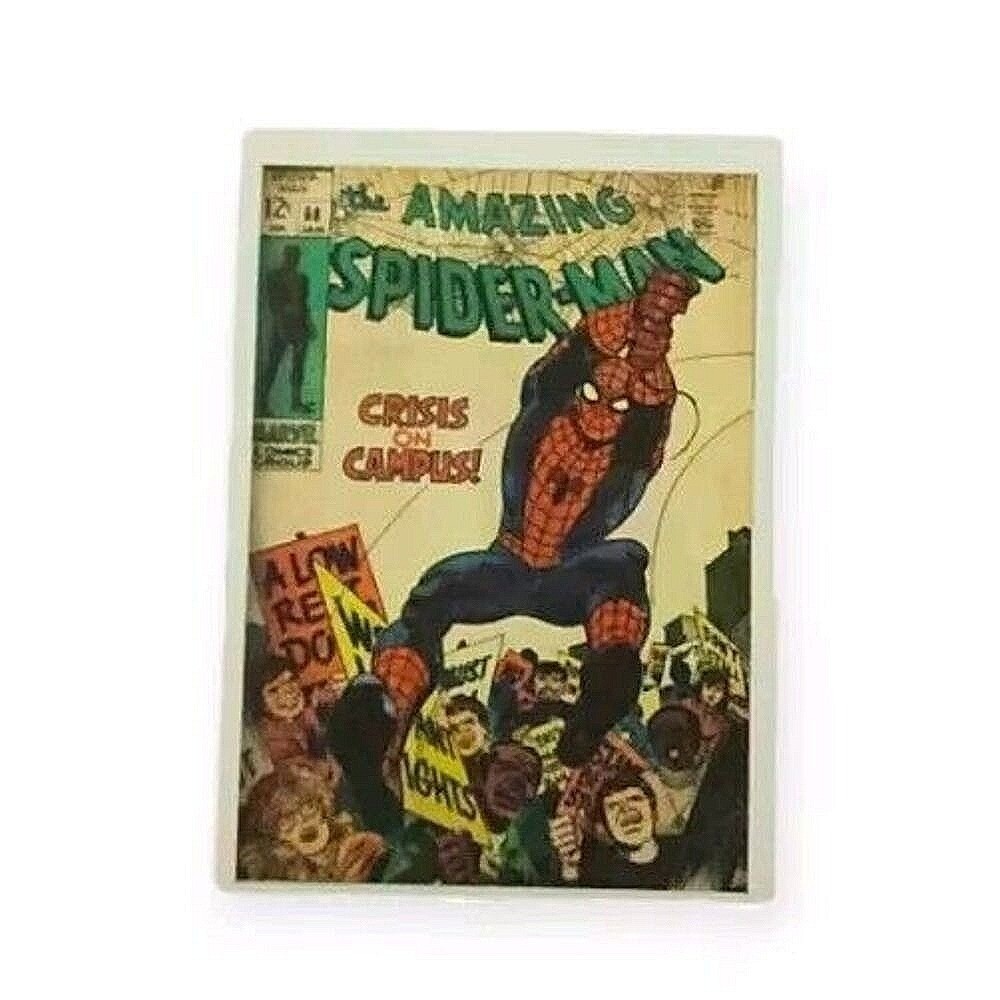 Marvel Unisex 6-Piece Spider-Man Comic Art Sticker Set Multicolor 1″x2″