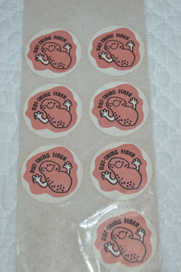 PEANUT Scratch ‘n Sniff 1979 RARE Vintage 70’s 7 Stickers by TREND Brown Matte