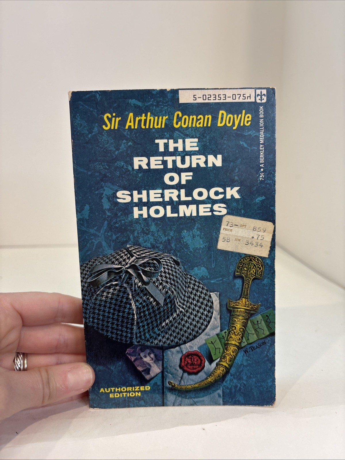 H622 Return Of Sherlock Holmes A C Doyle Berkley Vintage Paperback Book