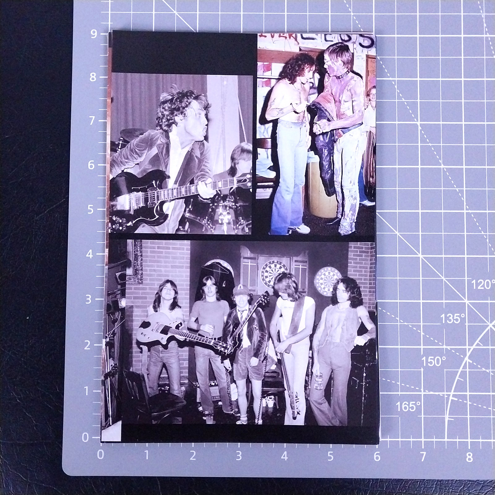 AC/DC Pictures Photos Lot of 23 Original Book Pages – Heavy Metal Music Wall Art